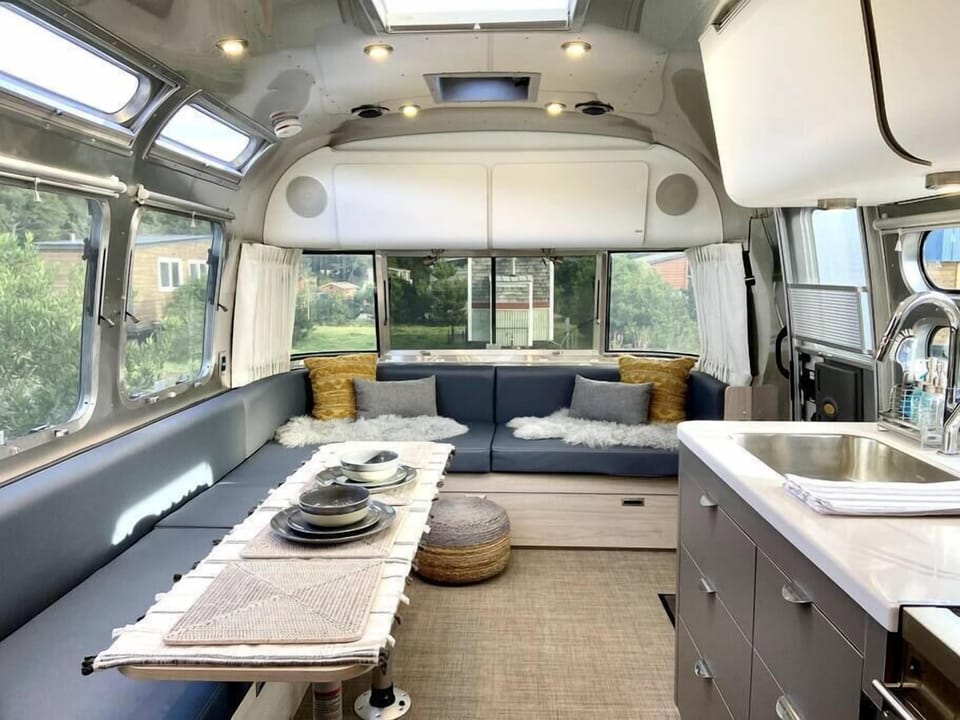 Oodles of seating that doubles as two twin sleepers