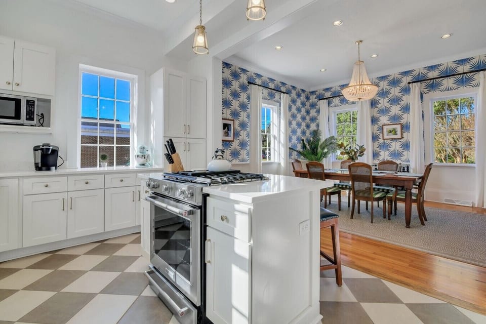 kitchen into dining