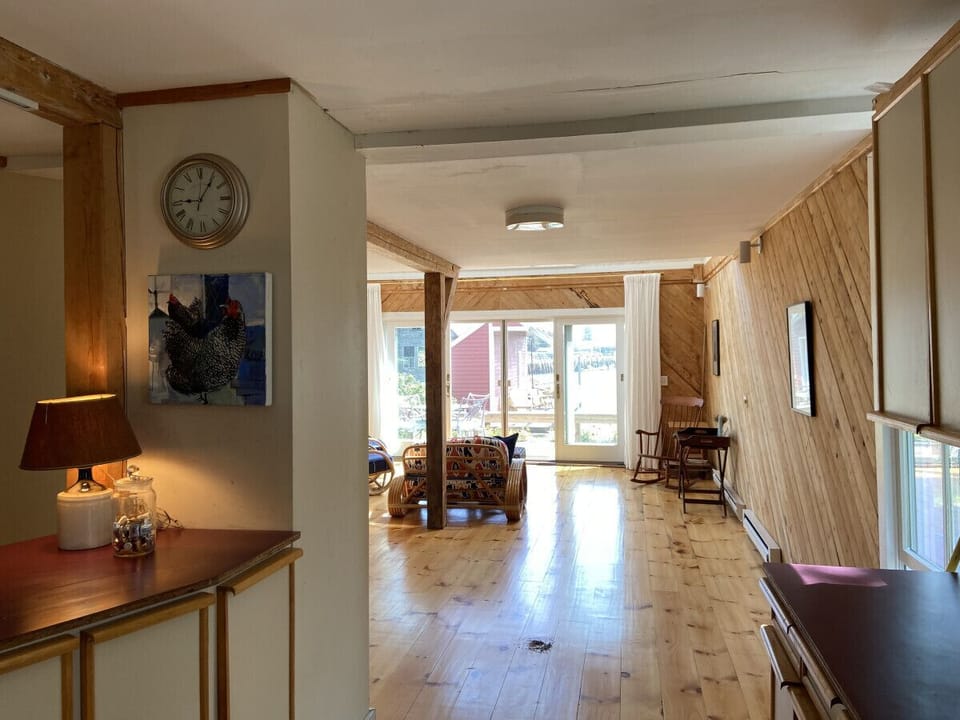 Kitchen opens to Living Room