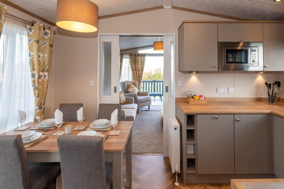 Kitchen with dining space