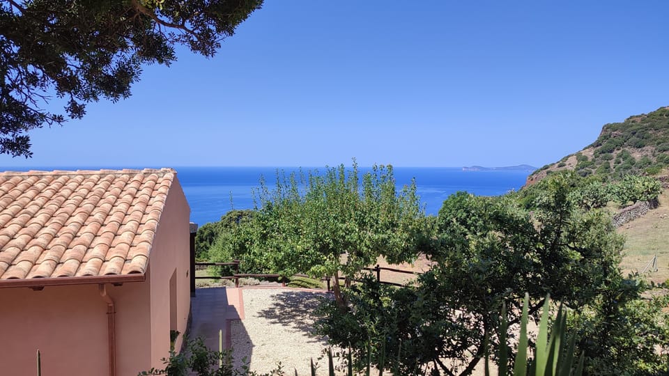 La spettacolare vista mare, la veranda, il giardino