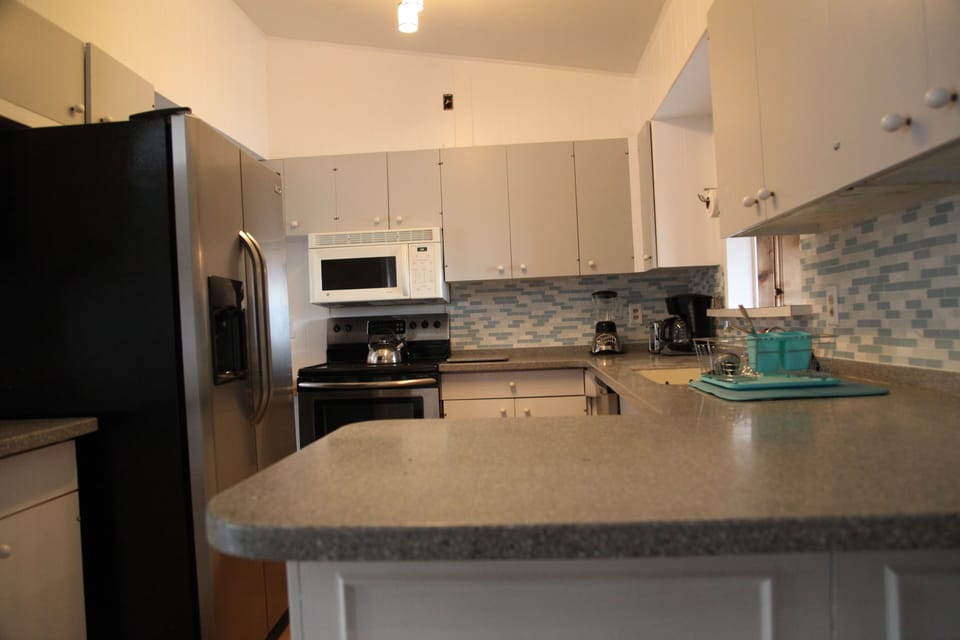 Fully-equipped kitchen.