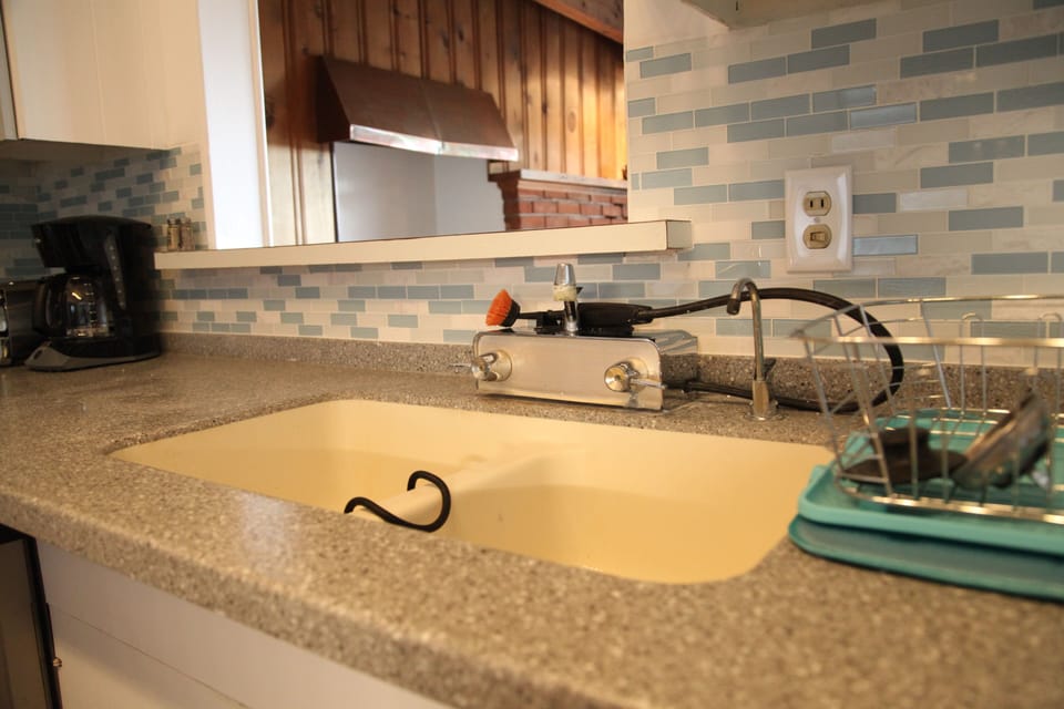 Retro kitchen sink.