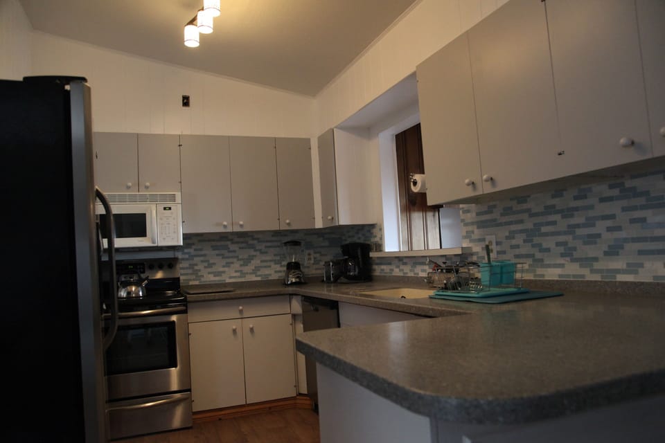 Fully-equipped kitchen.