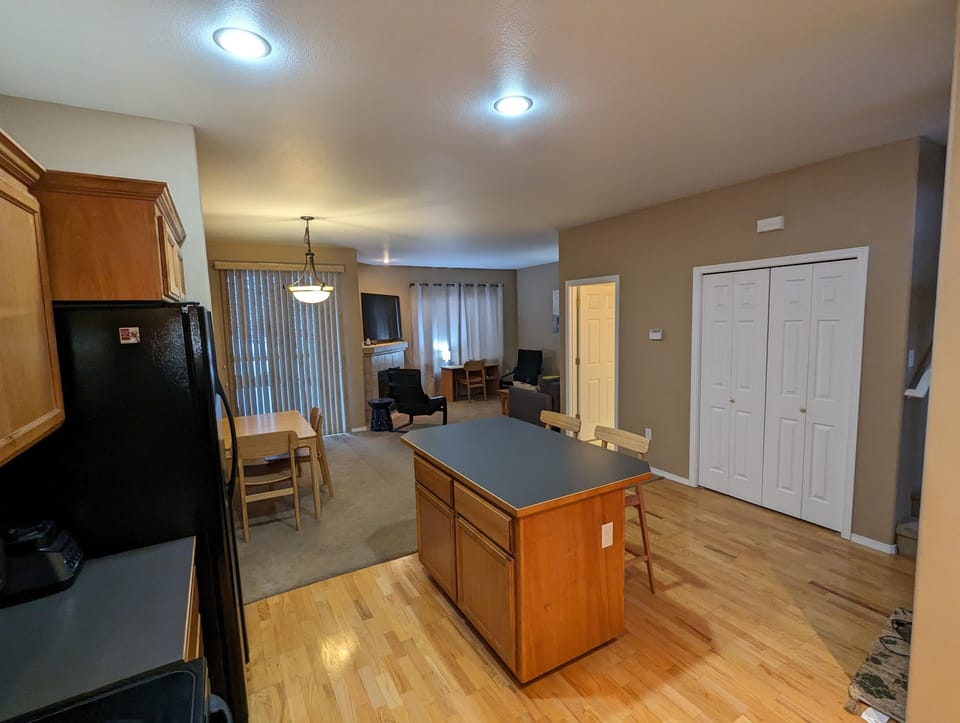 main level from kitchen