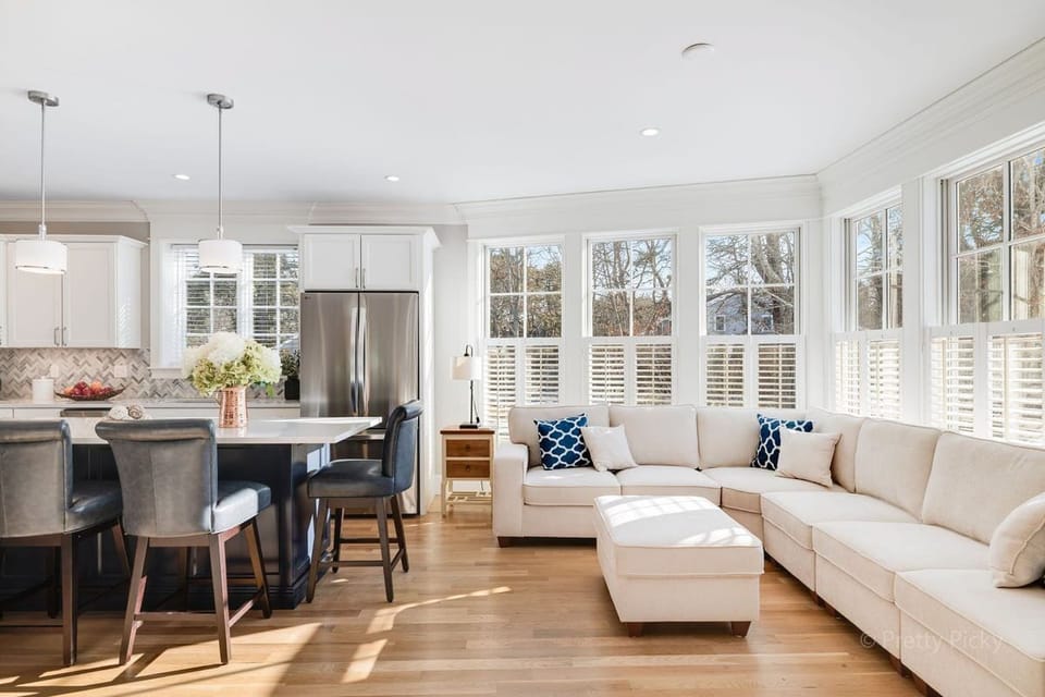 Open floor concept to entertain your guests