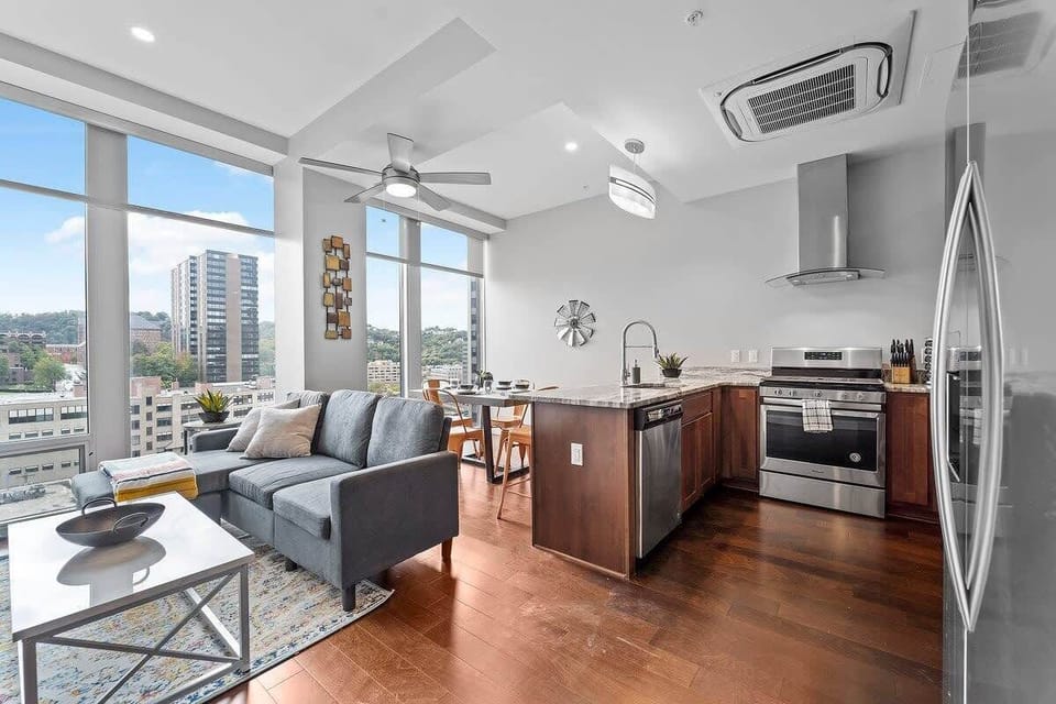 Spacious open plan