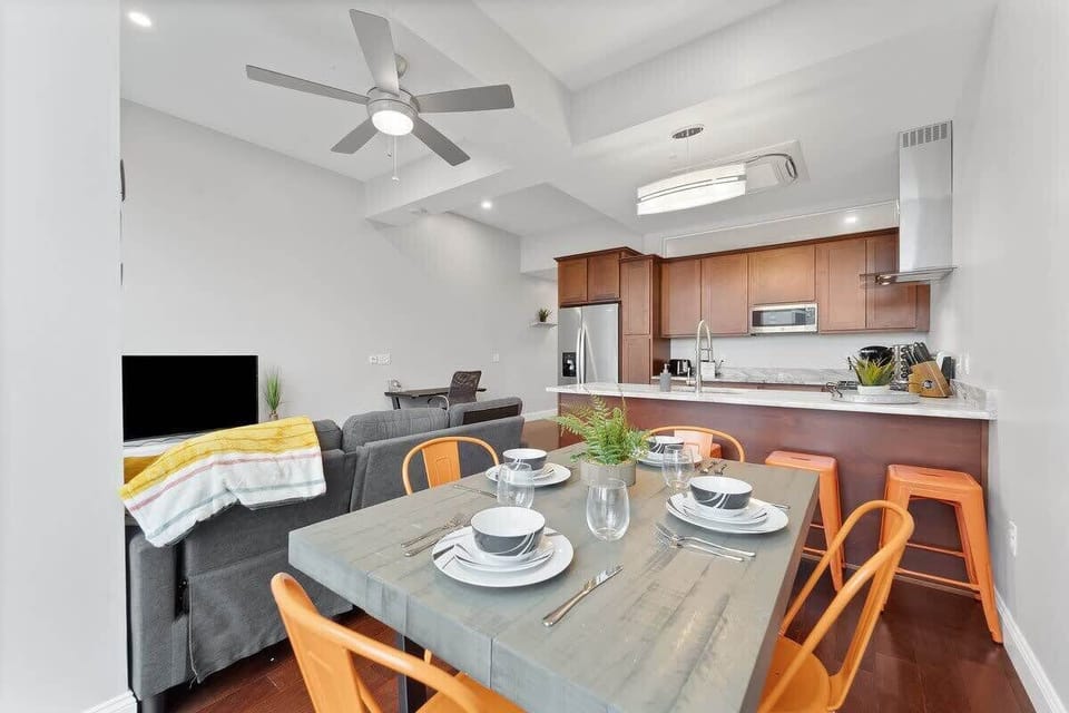 Plenty of room for dining