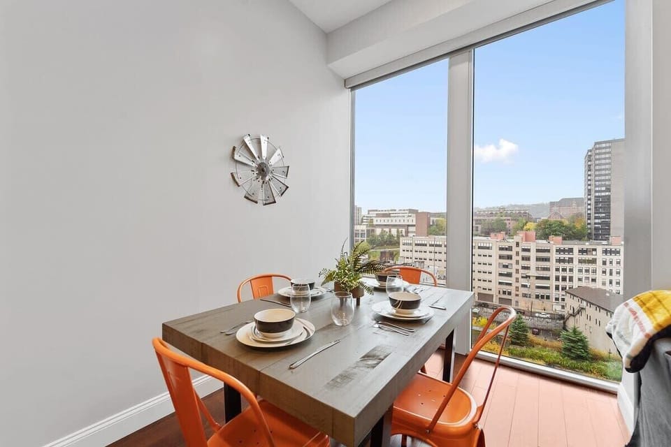 Plenty of dining space