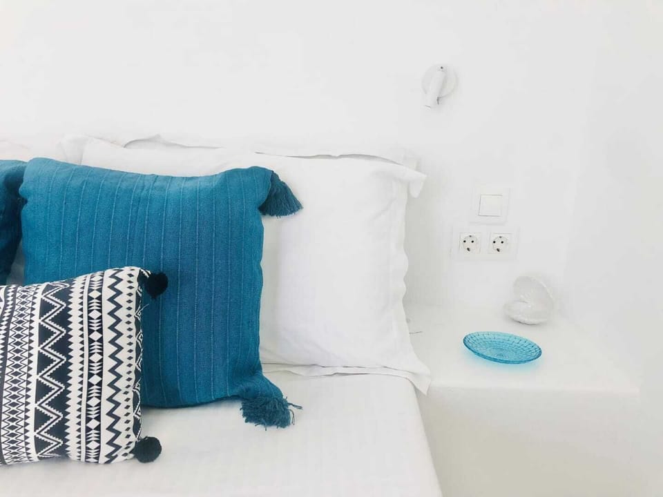 Decor details of Casa Stheno in Naoussa Paros. 