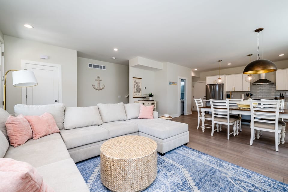 Unwind in style, where family chats meet cozy comfort.