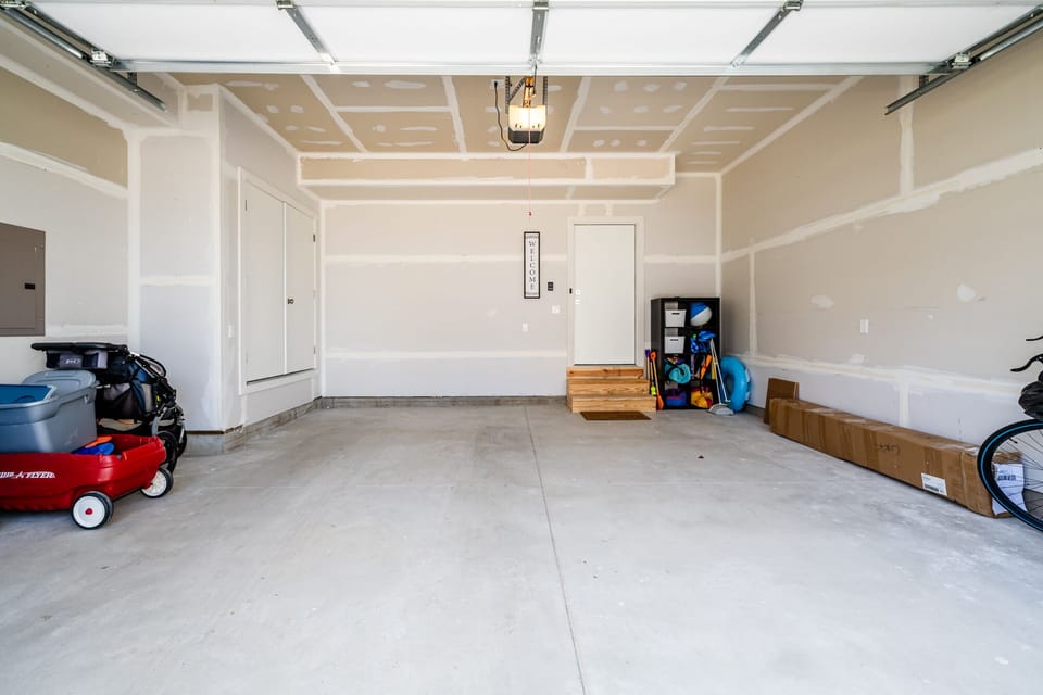 Home Away from Home: Spacious Two-Stall Garage for Your Convenience