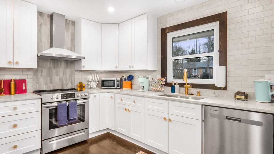 Sleek kitchen design for your culinary creations.