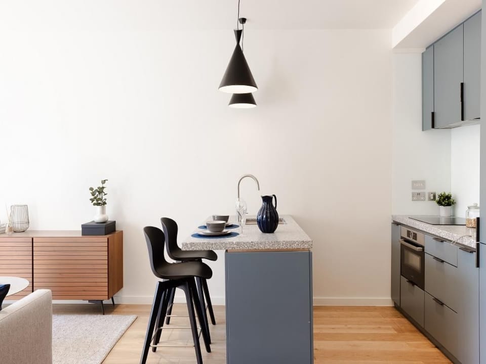 Open plan kitchen