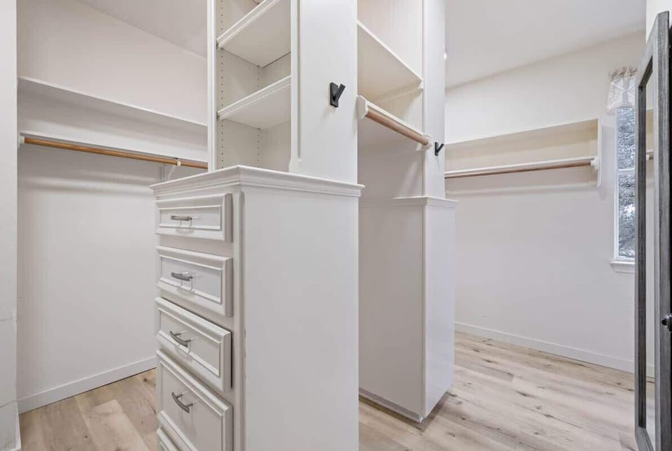 Large primary closet