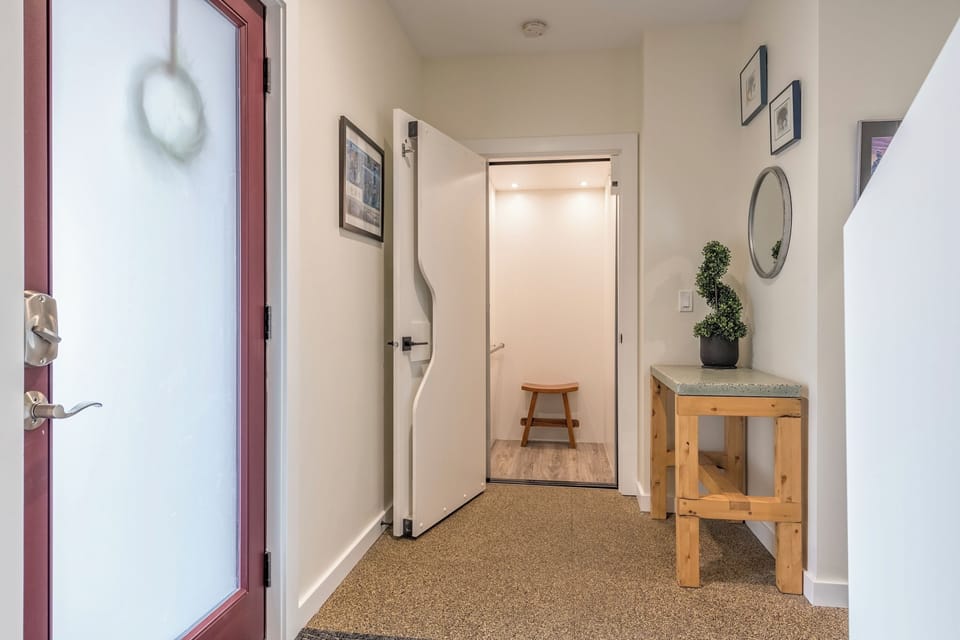 Elevator from Entrance Level 