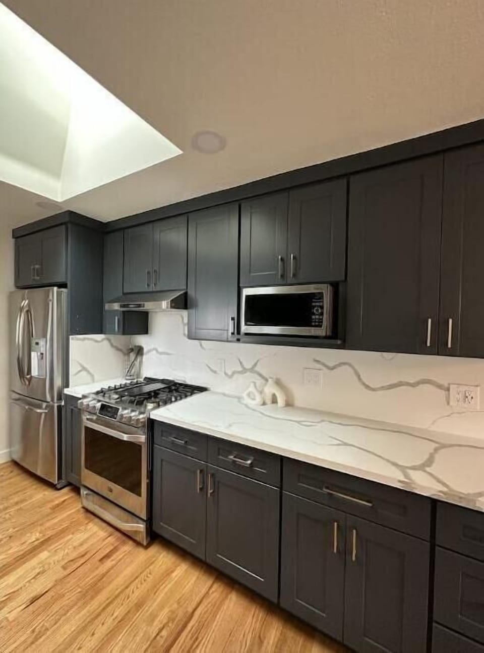 Another angle of our newly remodeled kitchen