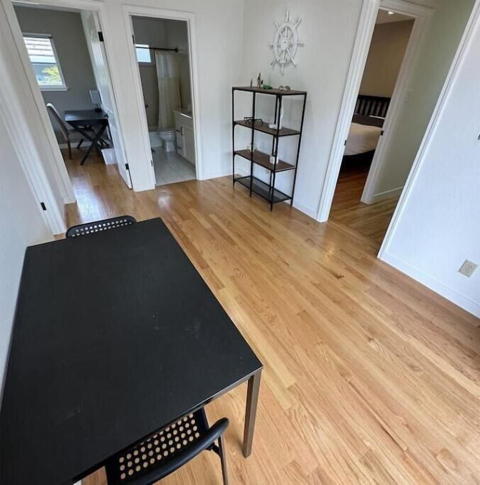 Another angle of the smaller living area in between 3 of the interior bedrooms.