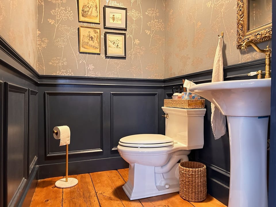 downstairs half bath