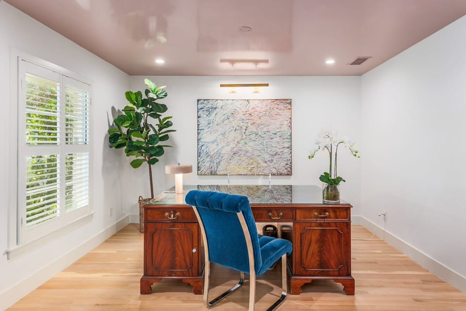 Office | behind the dining room