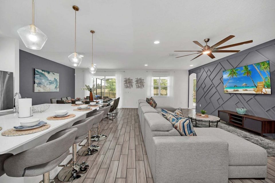 Beautiful open-concept spaces, perfect for spending time with your whole family!