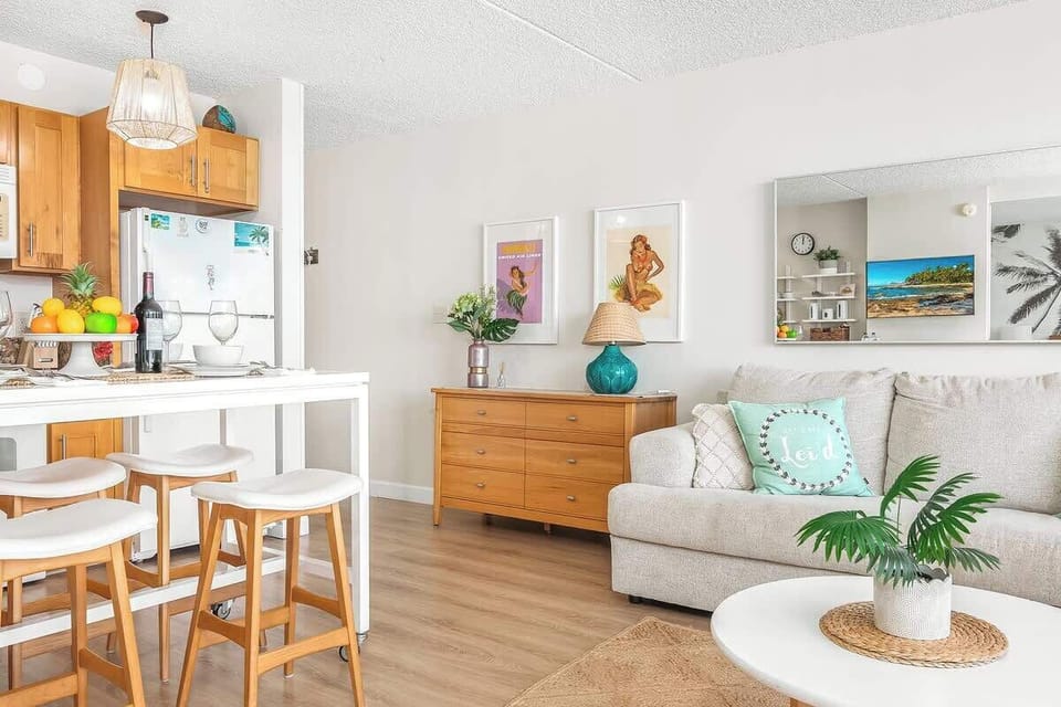 Living and dining area.