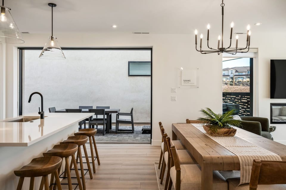 Private Patio from Dining Area