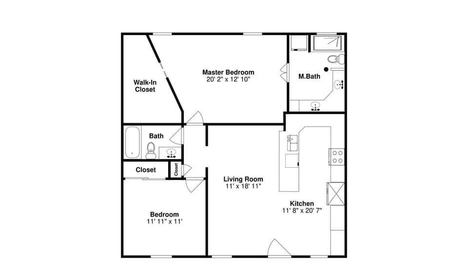 Boca Shores 314 | Floor Plan