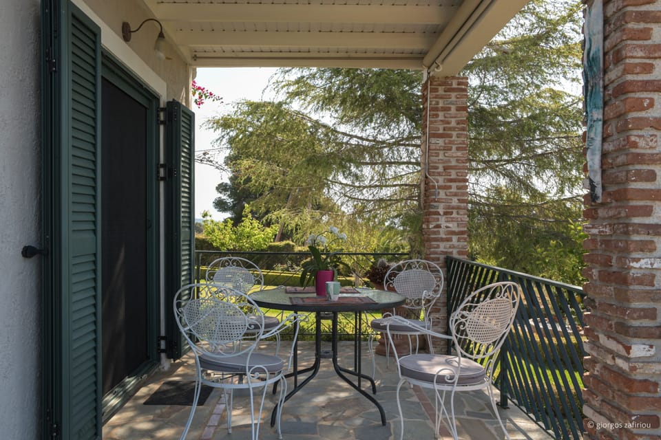 Private balcony of the house