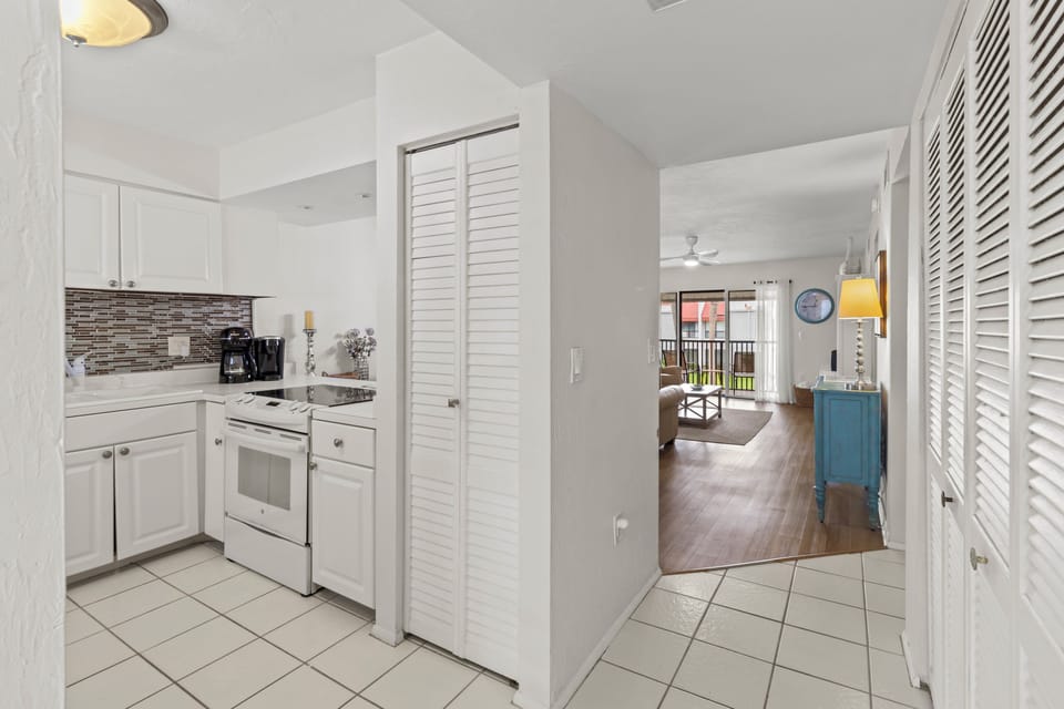 Kitchen With Easy Access To Living Room