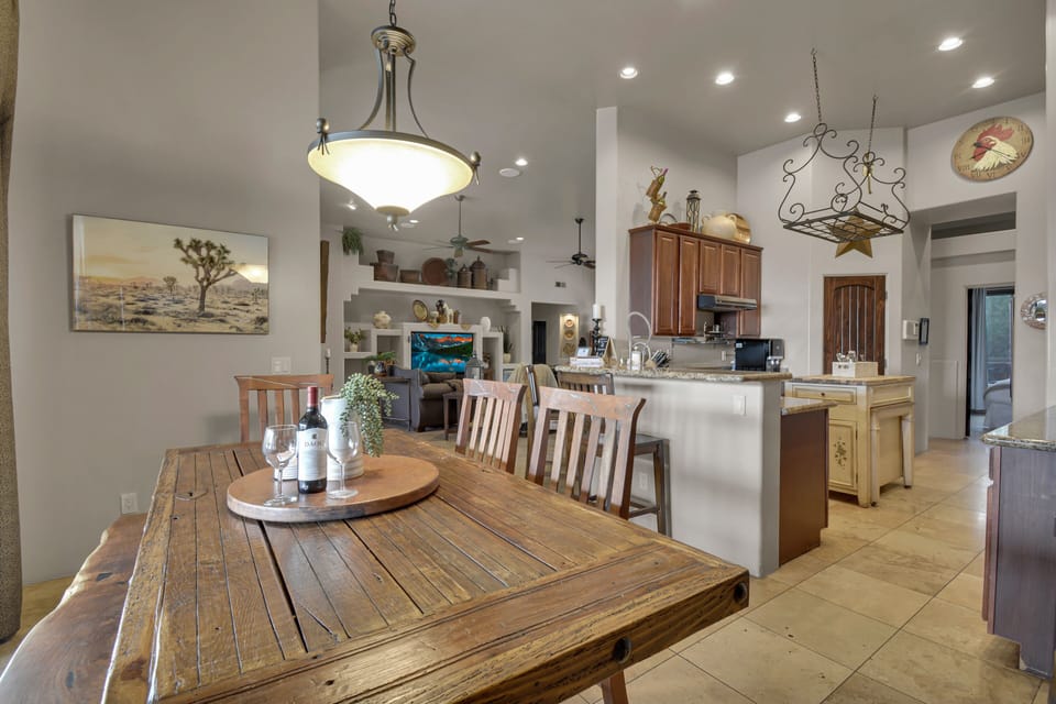Large dining table