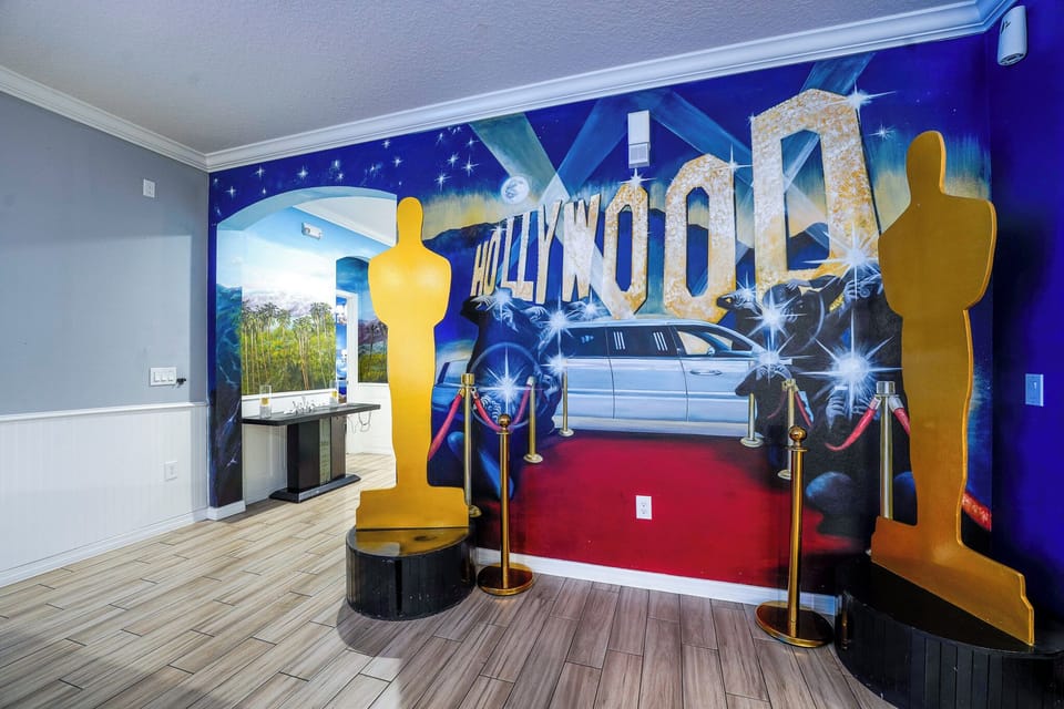 selfie wall in living room