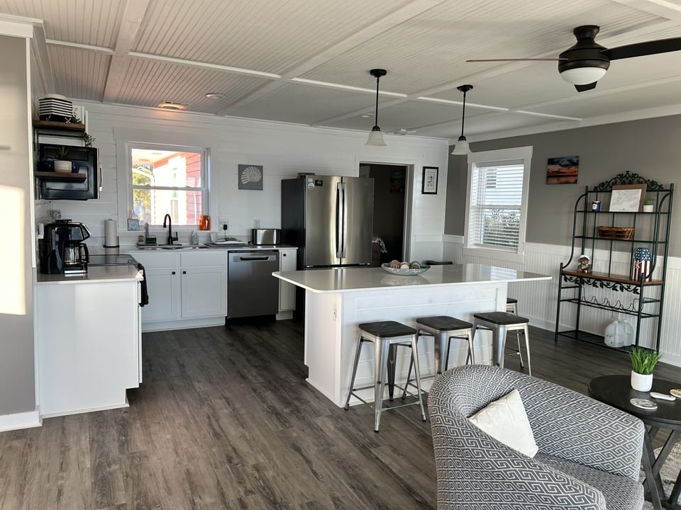 Spacious open concept kitchen