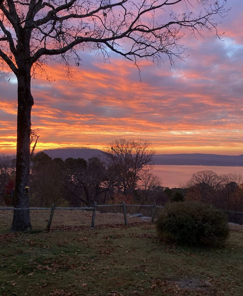 Incredible views and sunset at Greer's Ferry Lake