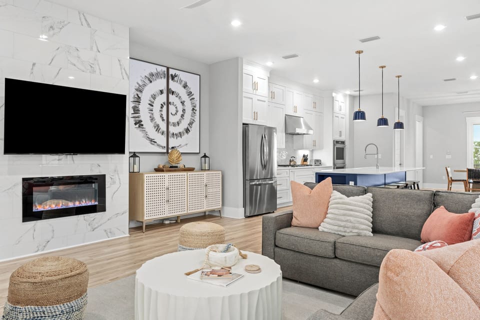 Open floor plan.