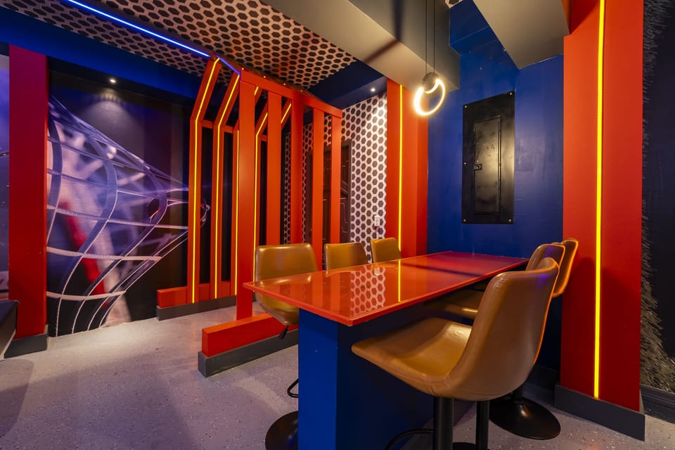 High top bar seating