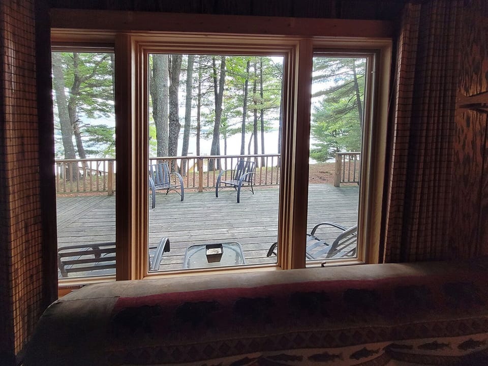 Kitchen view of the lake.