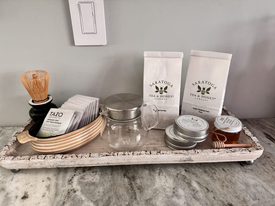Enjoy samples from Saratoga Tea & Honey