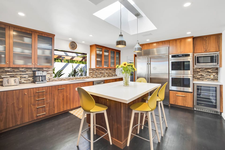 Gourmet kitchen; every chef's dream.