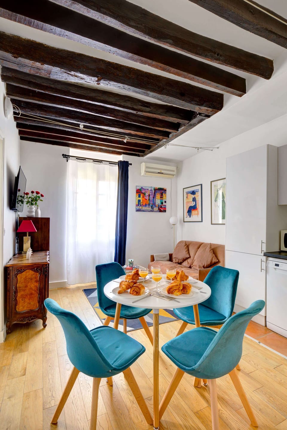 The living area