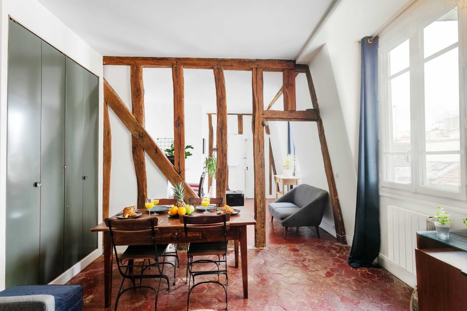 The dining area