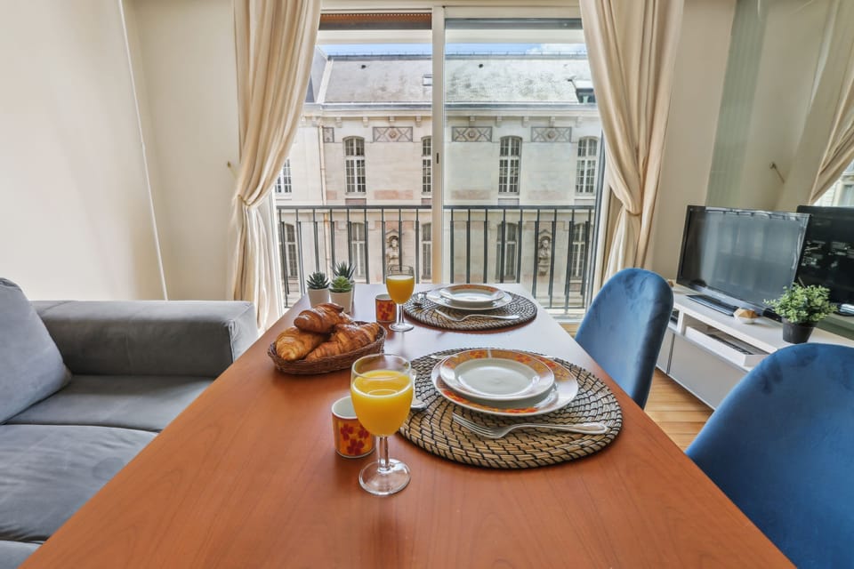 The dining area