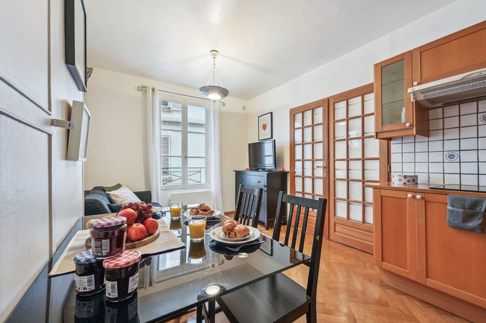 The open-plan living, kitchen and dining area