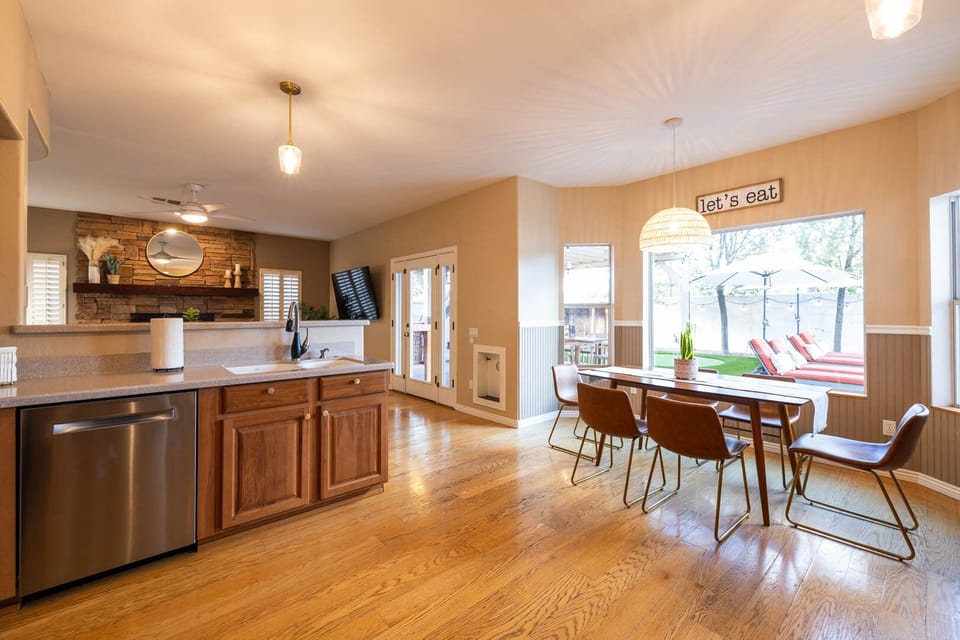 Spacious kitchen