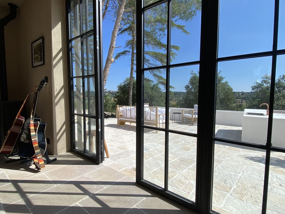 View out from the dining/living room