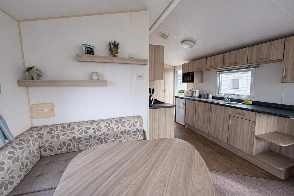 Relax next to the fireplace with your furry friend in this dog friendly accommodation.