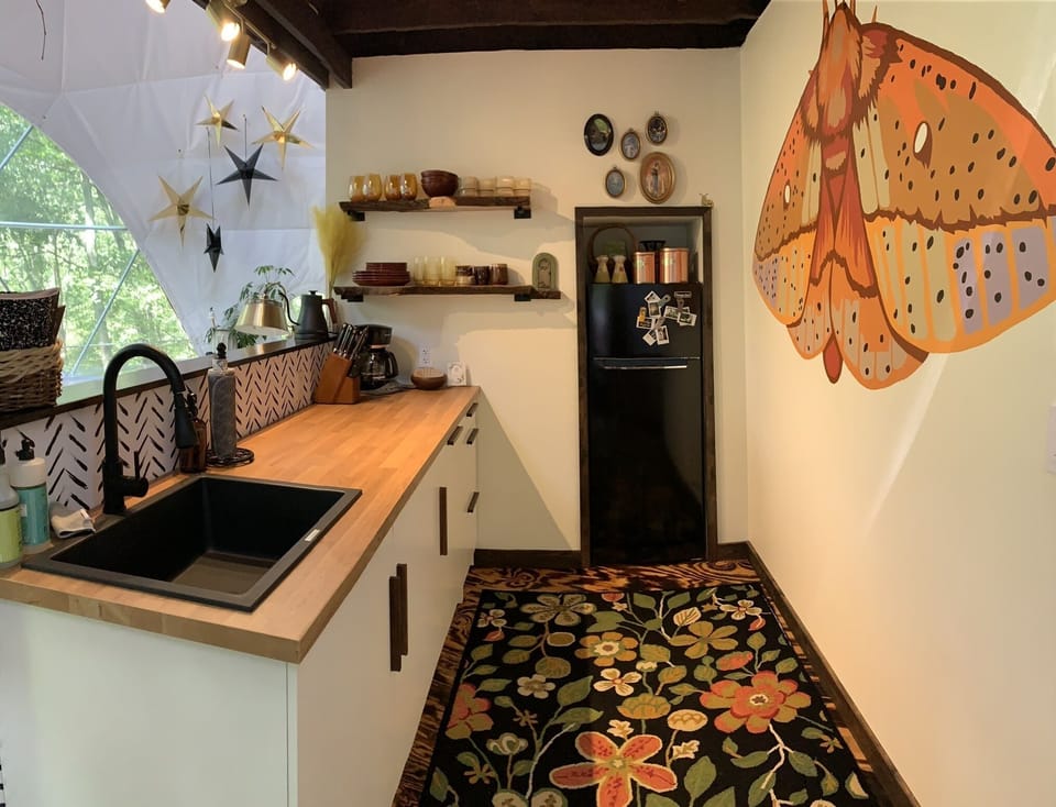 Your fully stocked kitchenette