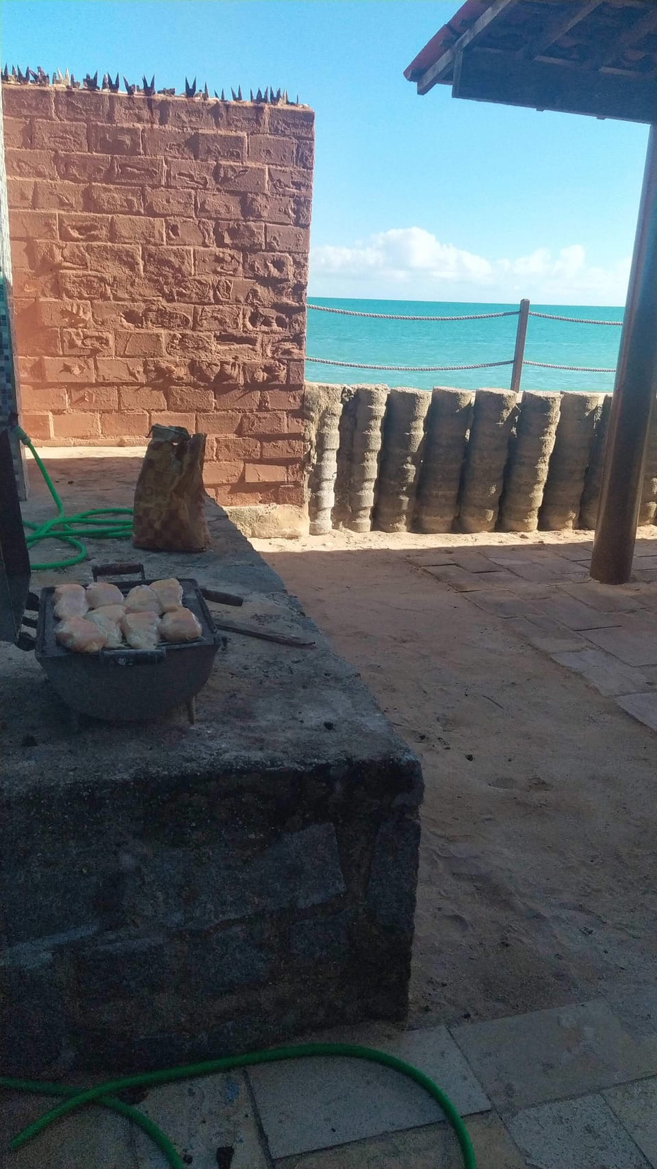 Enjoy your own private BBQ area