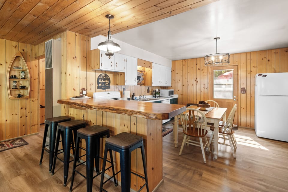 Snack hub, chat zone, and unofficial vacation headquarters.