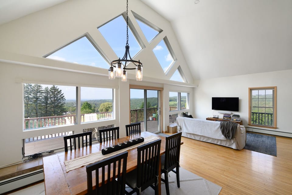 First floor views & dining room
